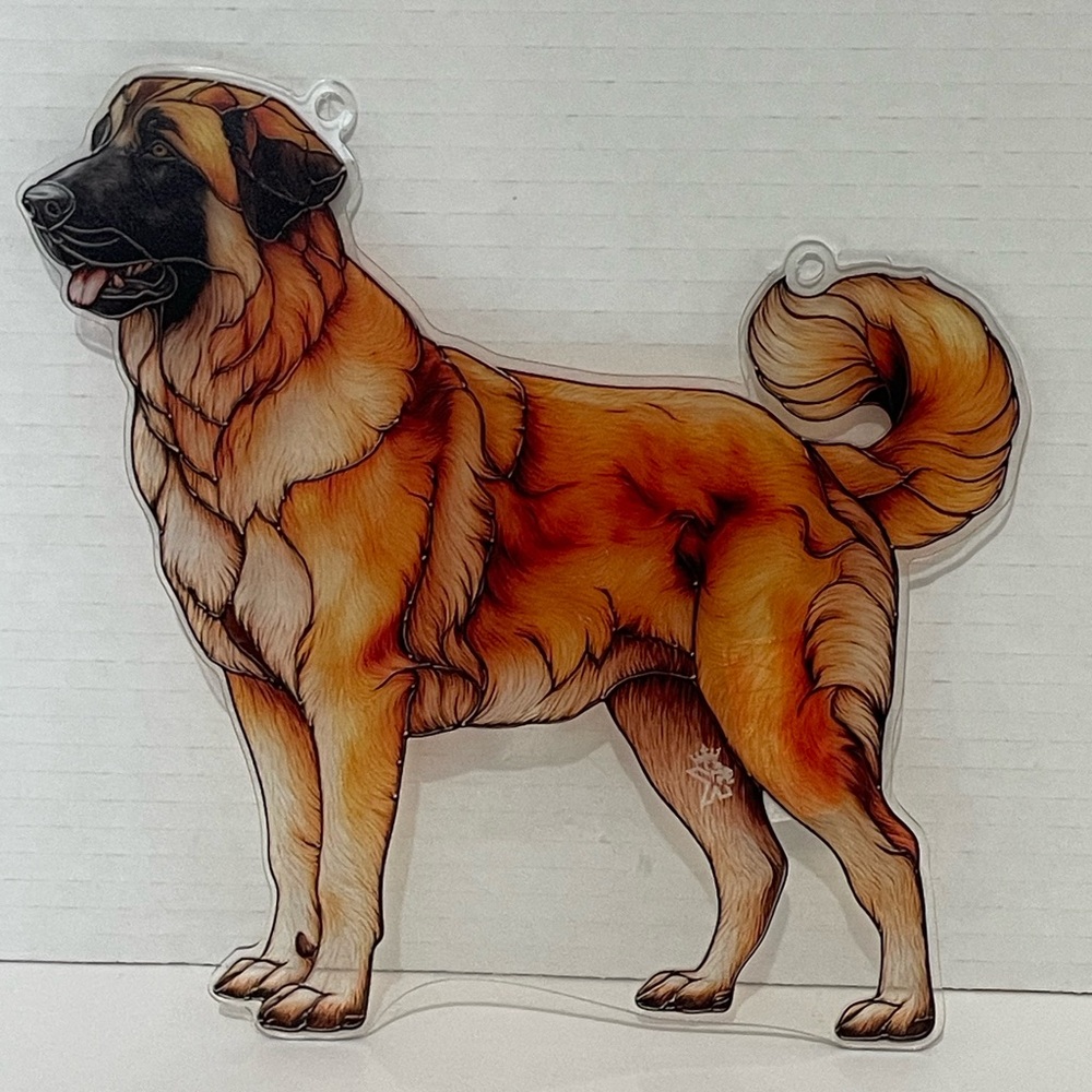 Suncatcher Acrylic Anatolian Shepherd Dog New 8” Home Decor
